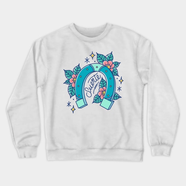 Lucky horseshoe Crewneck Sweatshirt by Paolavk